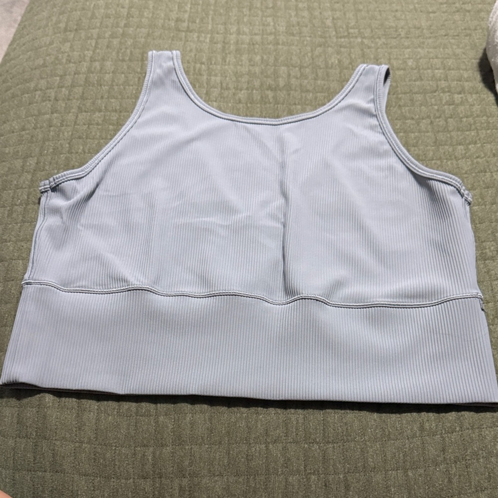 lululemon tank gray/blue size 12